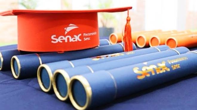 BOLSAS 100% GRATUITAS: Senac Alagoas abre inscrições para cursos Técnicos em Maceió e Arapiraca