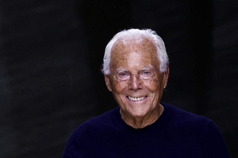 MORREU AOS 91 ANOS O ESTILISTA GIORGIO ARMANI