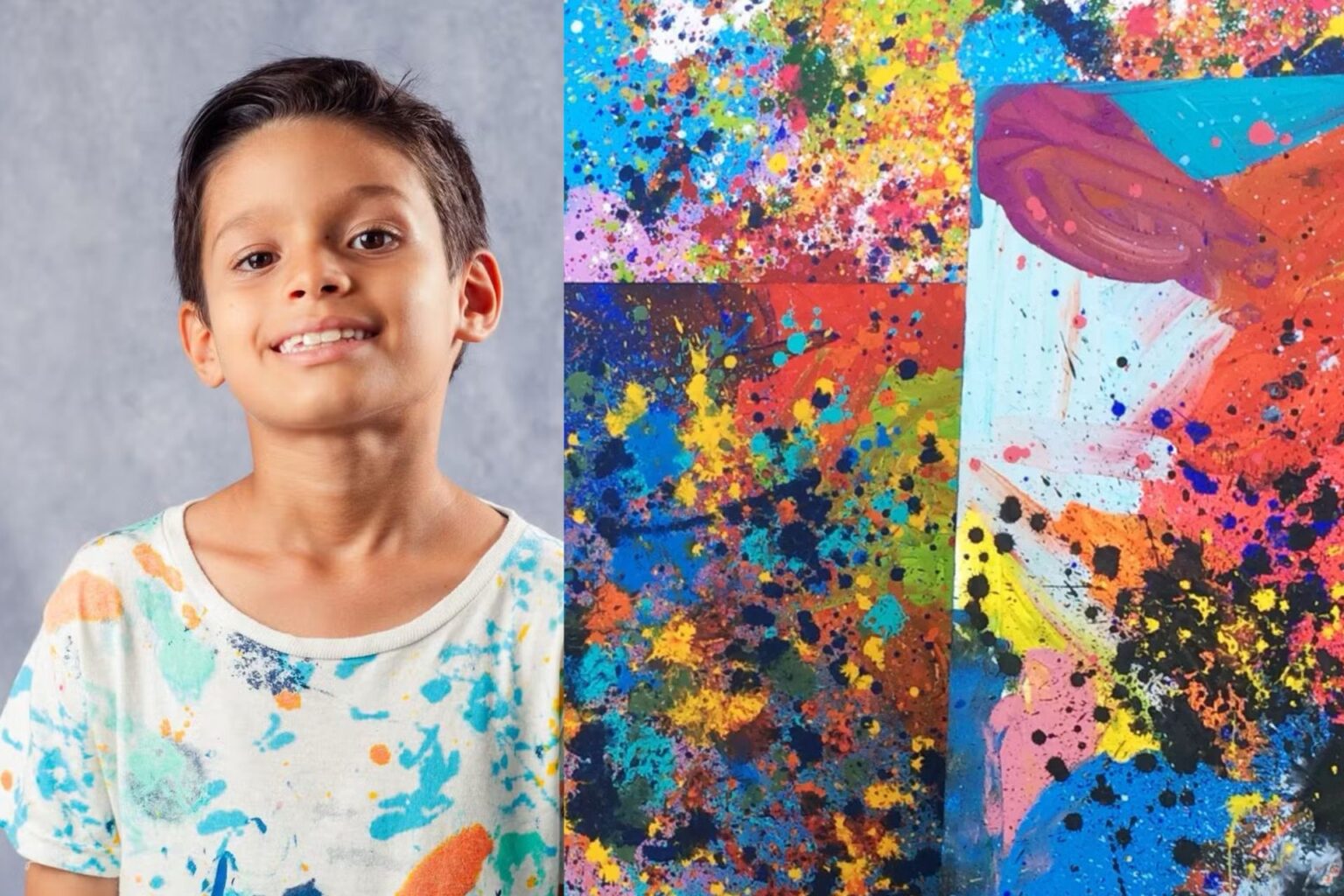 Menino autista de 9 anos, da Paraíba é convidado para expor suas pinturas no Museu do Louvre, em Paris