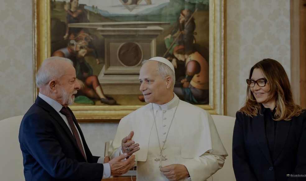 Lula se encontra com o Papa Leão XIV no Vaticano