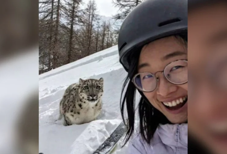 Selfie de jovem antes de ser at4cada por leopardo-das-neves é revelada