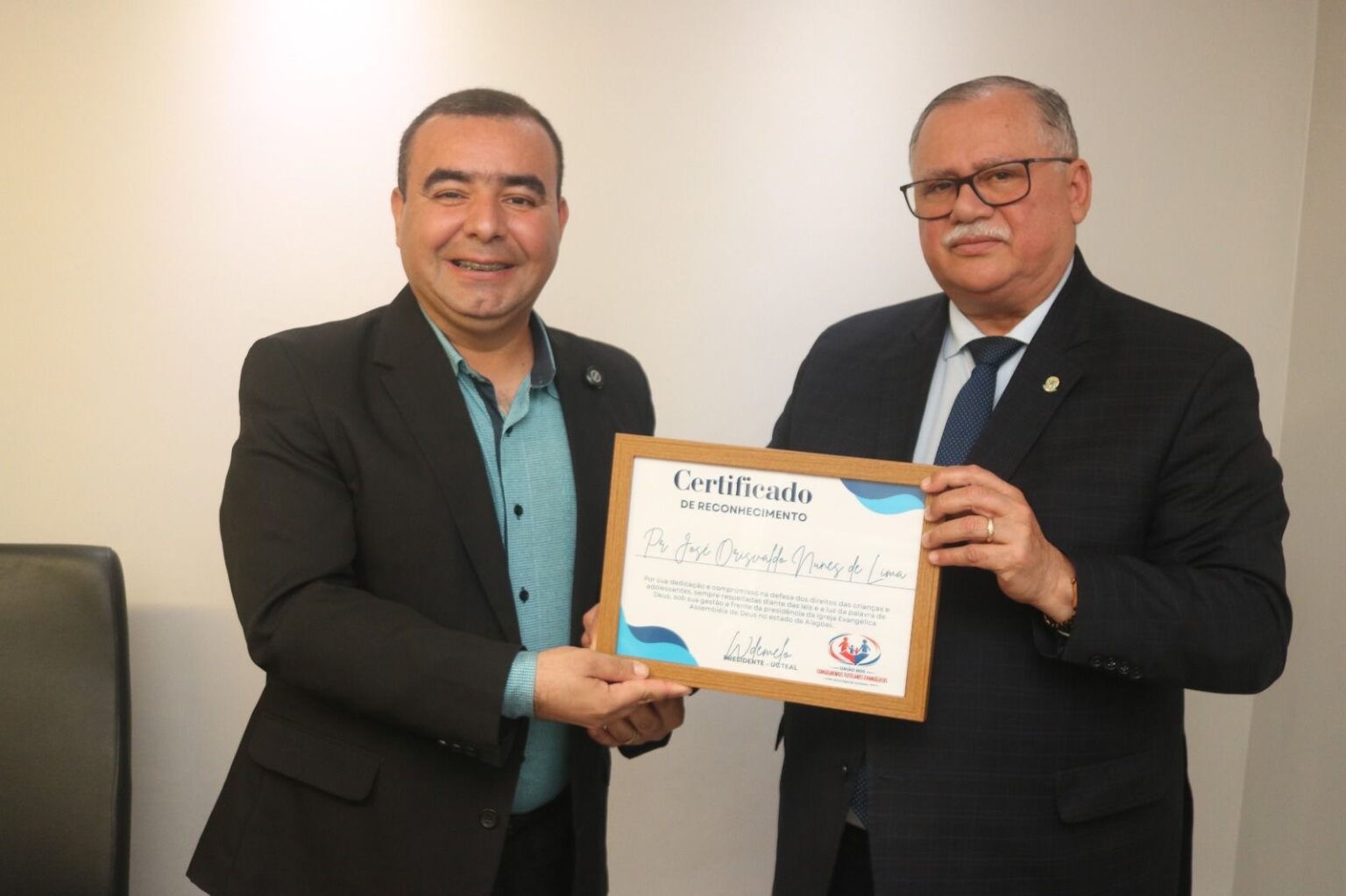 AÇÃO – UNIÃO DE CONSELHEIROS TUTELARES EVANGÉLICOS DE ALAGOAS SE REÚNE COM PRESIDENTE DA ASSEMBLEIA DE DEUS