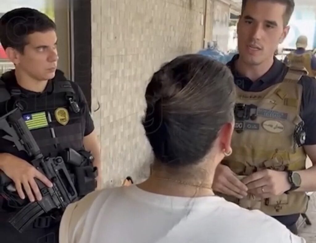 Patroa suspeita de agredir doméstica grávida foi presa ao parar em posto perto da Secretaria de Segurança do PI