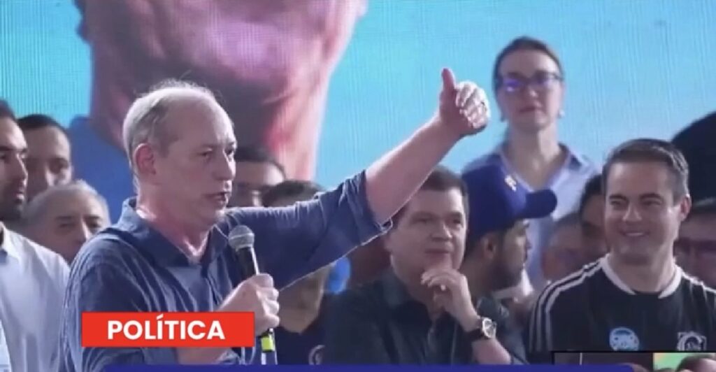 Em pré-candidatura no CE, Ciro confunde gesto com símbolo do CV e manda prender apoiador
