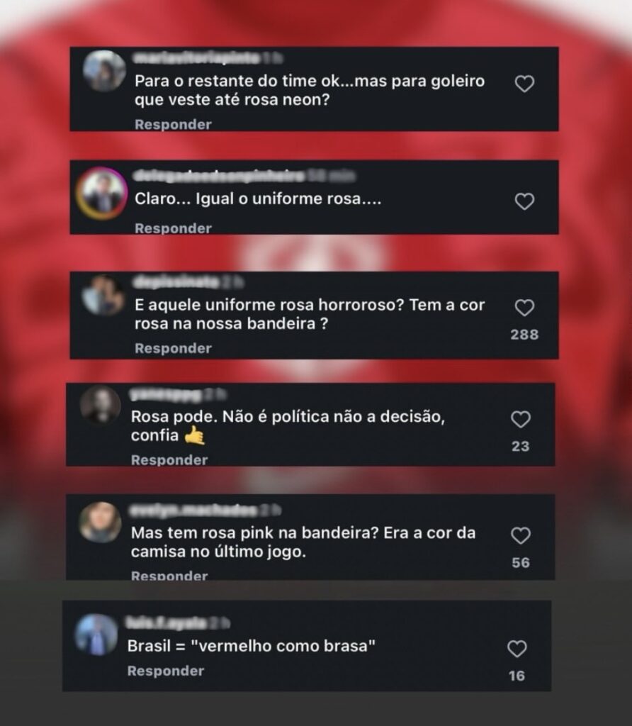 PRESIDENTE DA CBF VETA CAMISA VERMELHA DE GOLEIROS E É ALVO DE CRÍTICAS.
