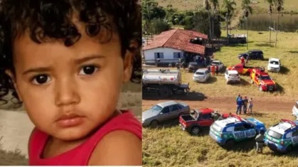 Bebê que desapareceu em fazenda de Goiás é encontrada morta