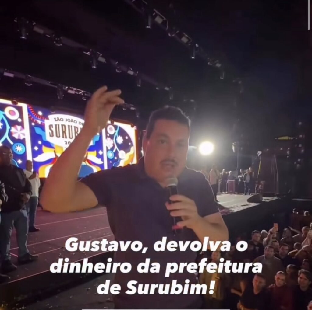 Prefeito de Surubim chama Gusttavo Lima de ladrão e exige devolução do cachê de mais de 1 milhão após o cantor cancelar show