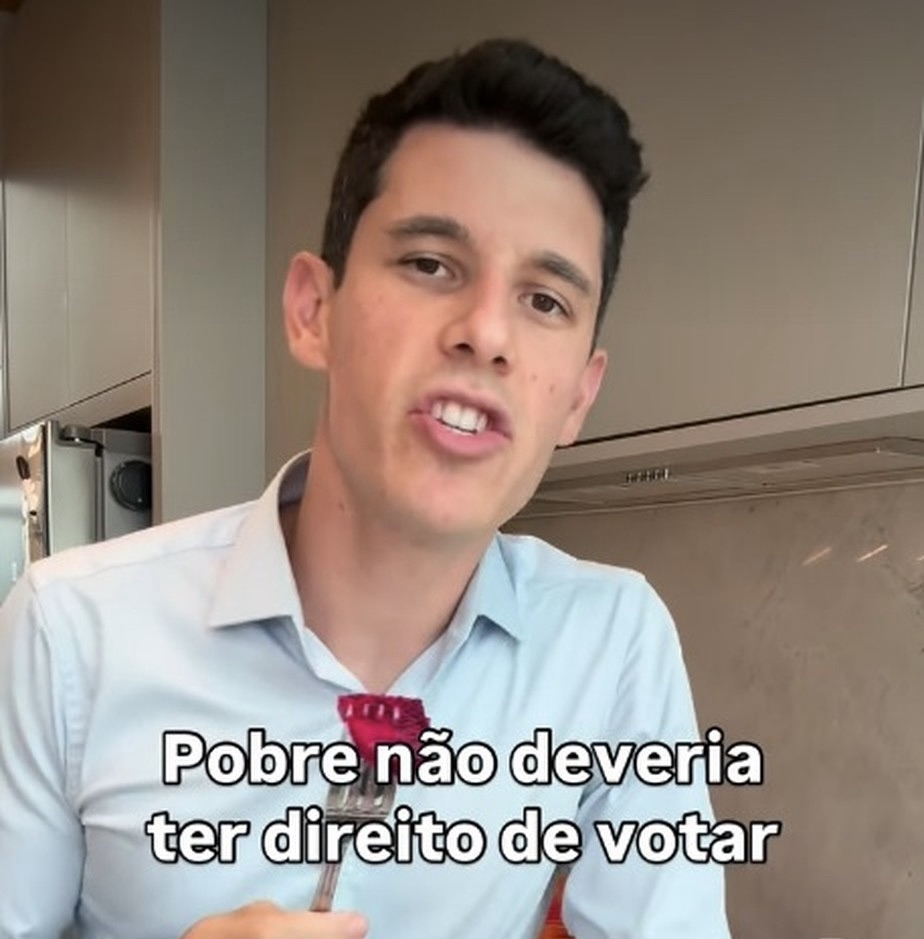 MP pede que influenciador pague indenização de R$ 300 mil por defender que pobres não votem