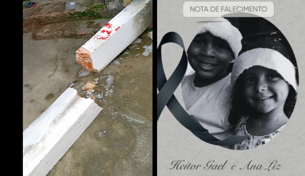 TRAGÉDIA NO BAIRRO DO PRADO, EM MACEIÓ: DUAS CRIANÇAS MORREM APÓS PILASTRA CAIR ENQUANTO BRINCAVAM