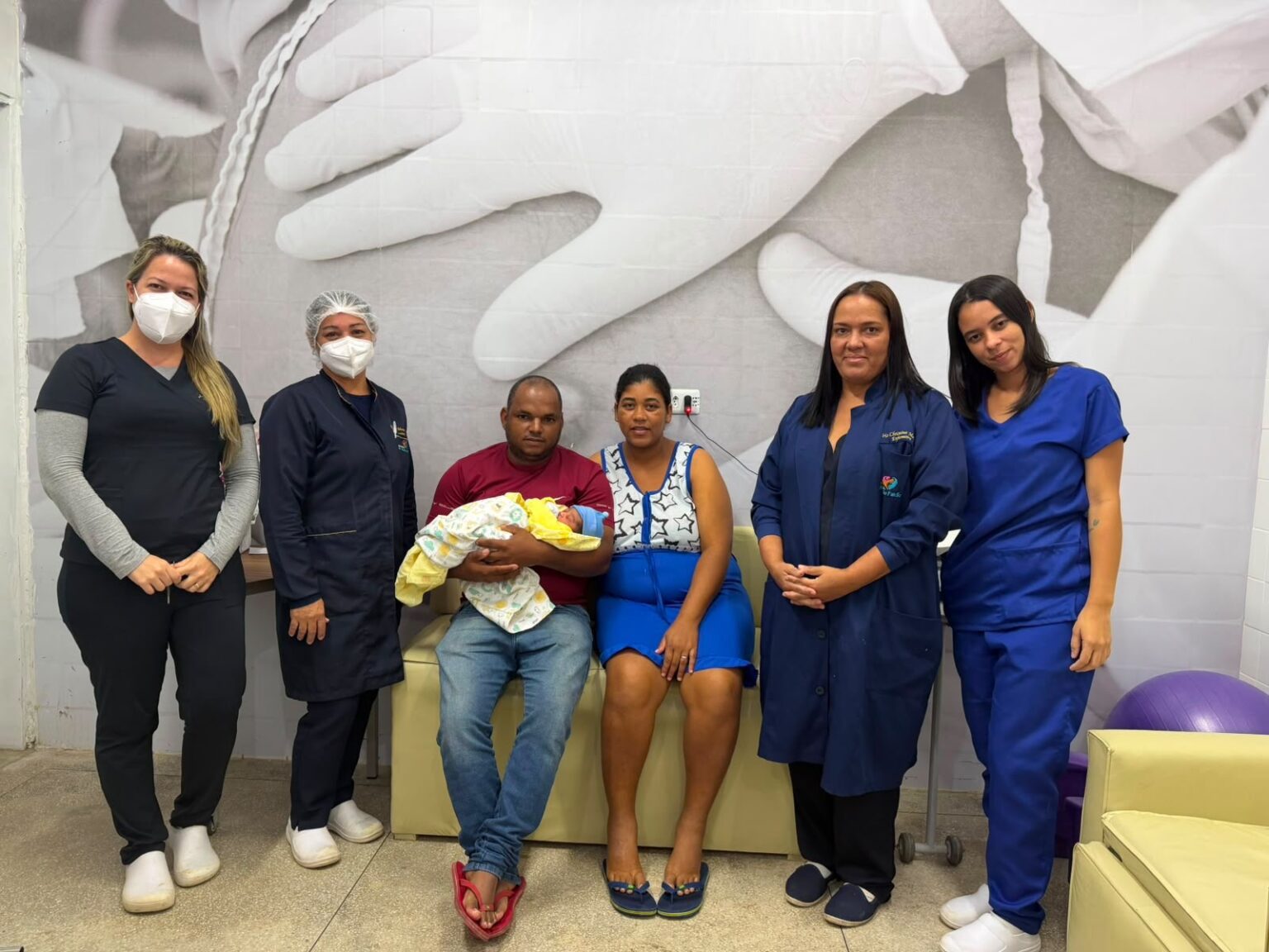 Nasce o primeiro bebê na nova Casa de Parto do Hospital Geral Professor Ib Gatto Falcão em Rio Largo