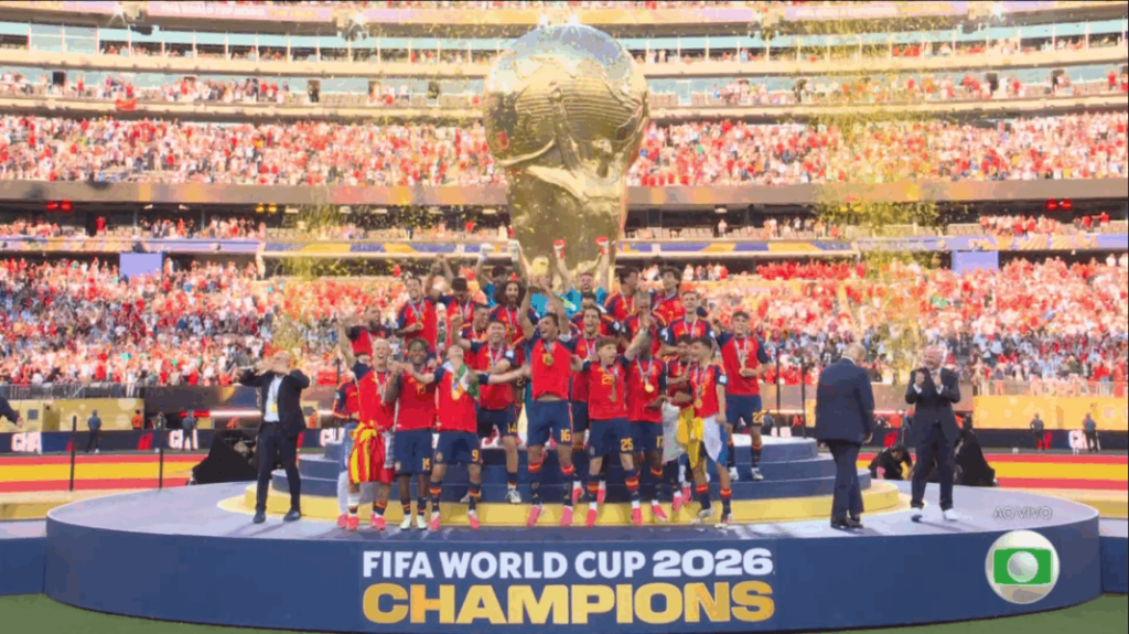 Veja quanto os jogadores da Espanha vão receber pelo título da Copa do Mundo