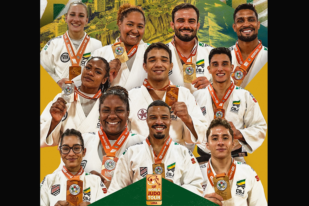 CINCO OUROS: Brasil é campeão geral do Grand Prix de judô no Peru com 11 medalhas
