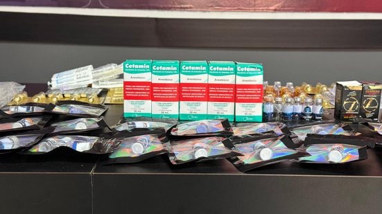 Encomenda é interceptada e homem é preso com cetamina e medicamentos para emagrecimento em Maceió